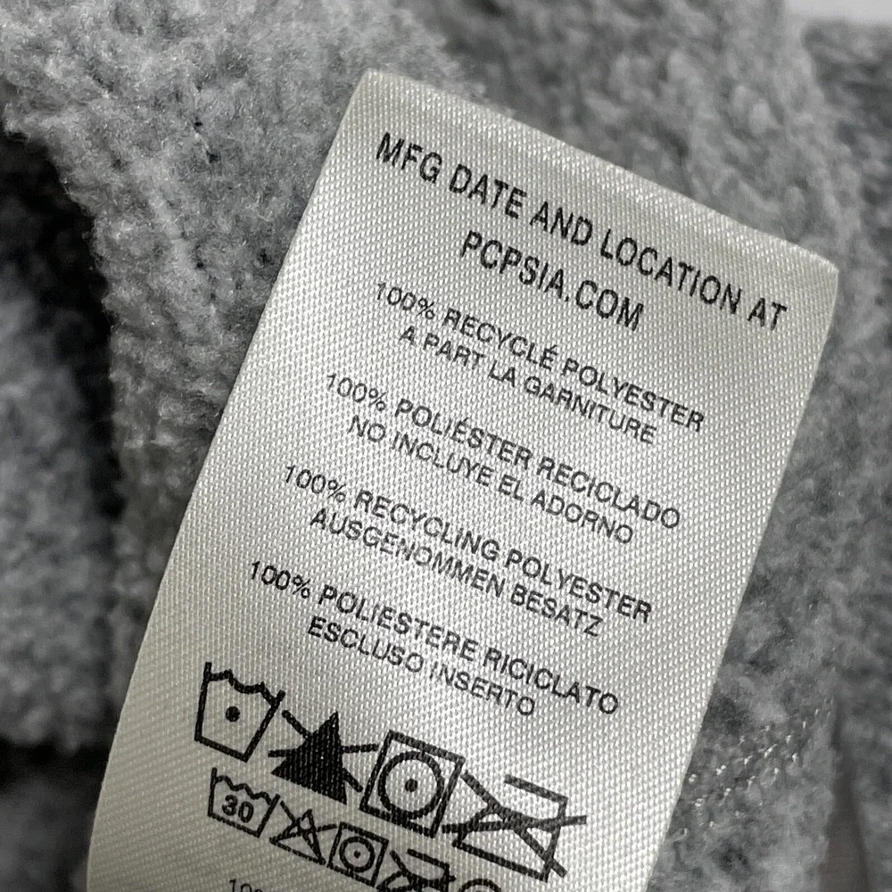 Patagonia Better Sweater Womens Size Medium White Gray 1/2 Zip Outdoors Comfort‎